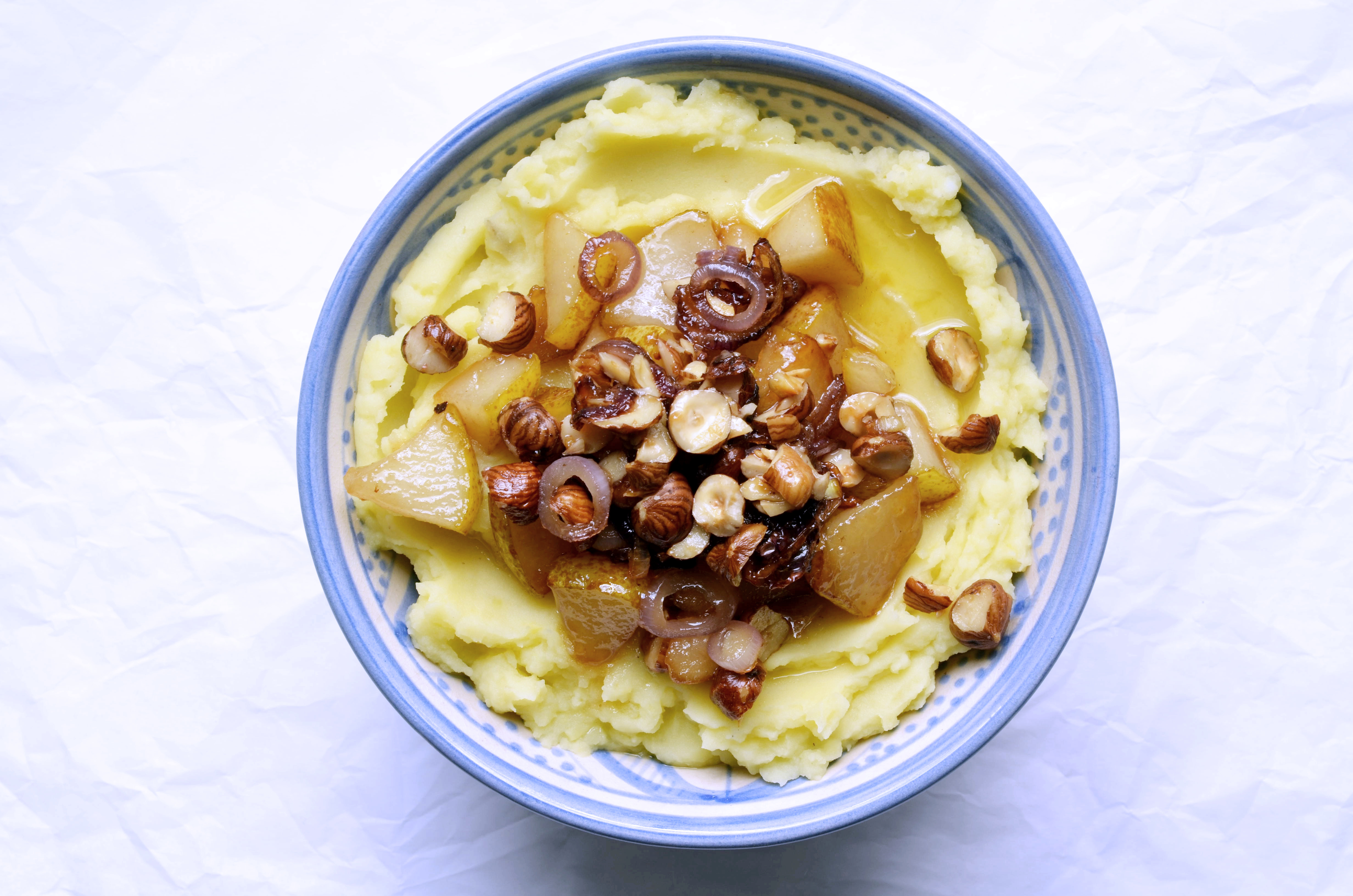 Kartoffelbrei mit karamellisierten Birnen » Ye Olde Kitchen | Food- und ...