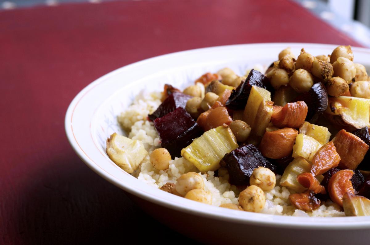 Couscous mit Wurzelgemuese