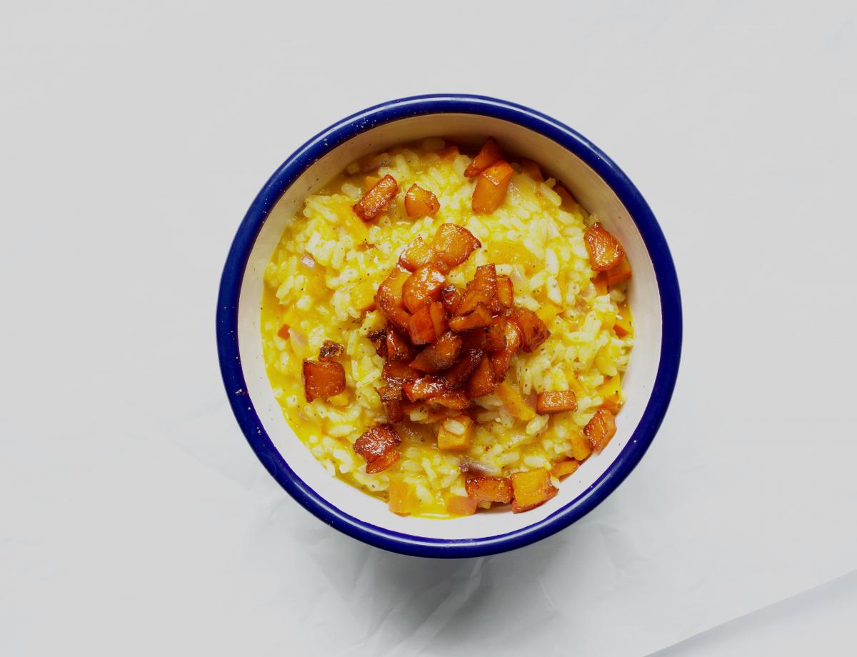 Kuerbisrisotto
