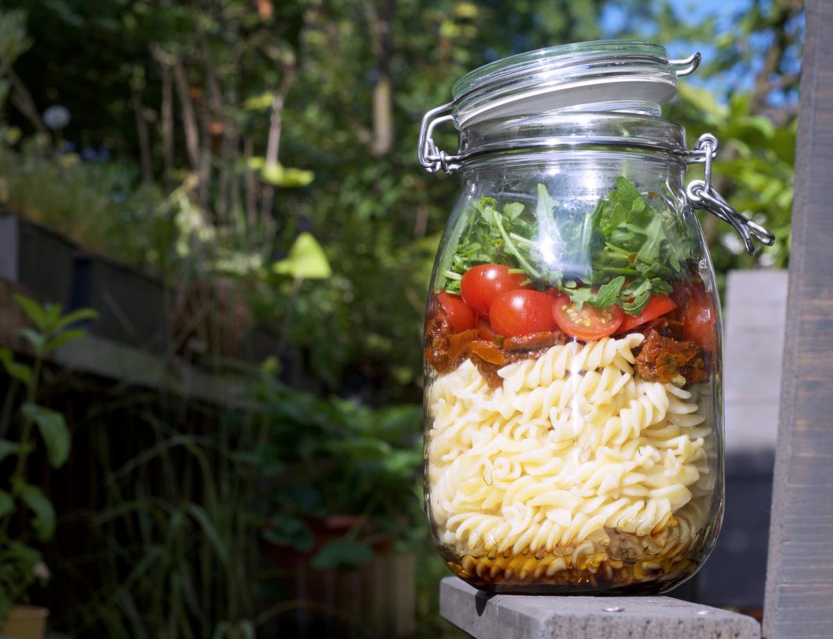 One Pot Pasta mit Spinat und Feta » Ye Olde Kitchen | Food- und Gartenblog