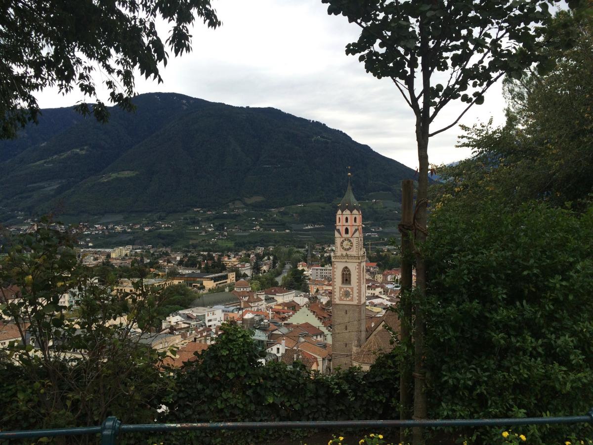 Blick auf Meraner Altstadt