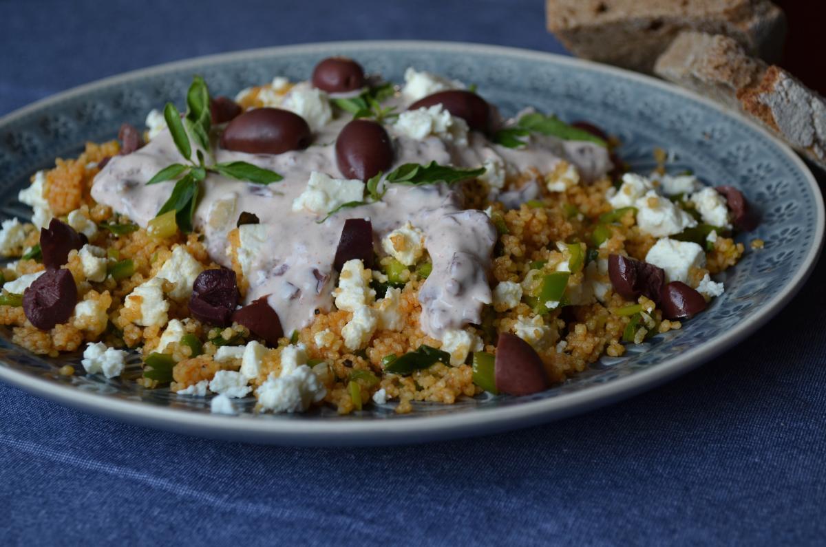 Couscous-Salat griechische Art » Ye Olde Kitchen | Food- und Gartenblog