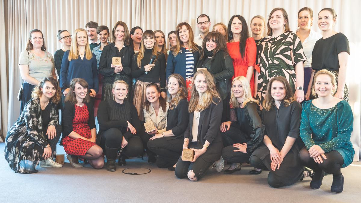 Die ganze Bloggertruppe auf einem Haufen