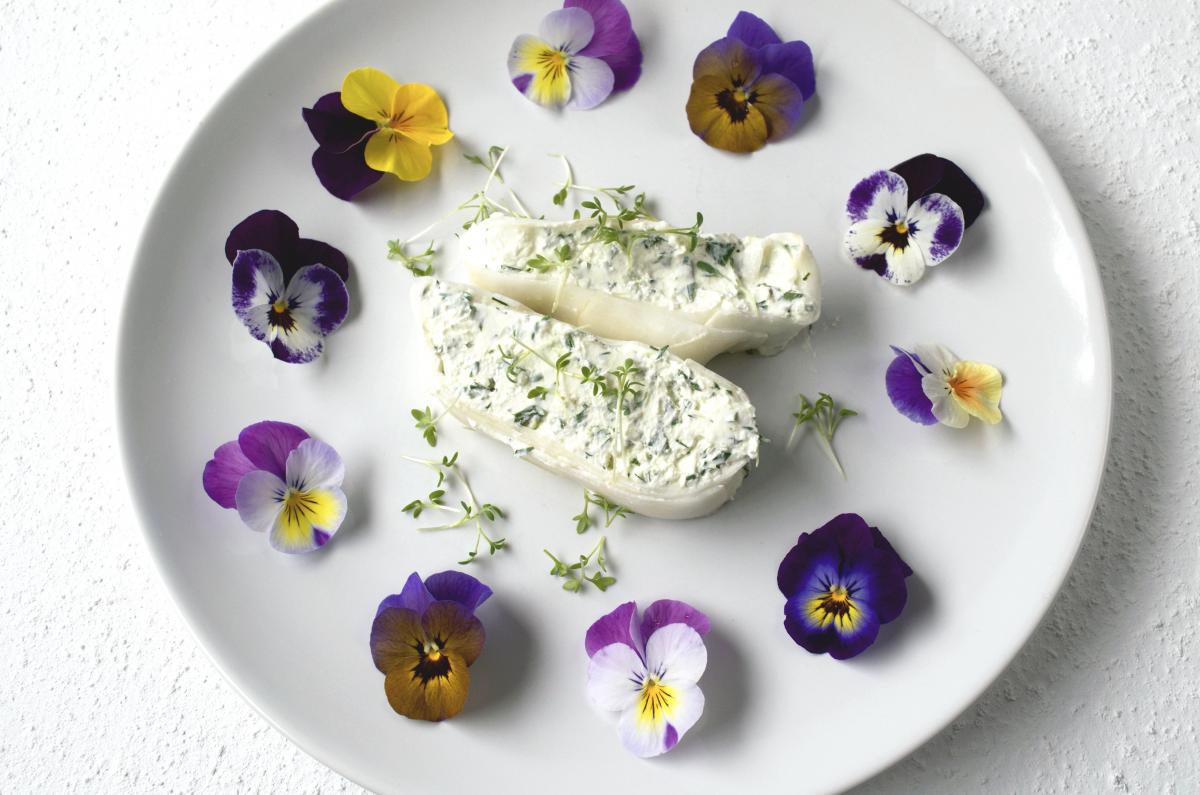 Fruehlingsterrine mit Kraeutern