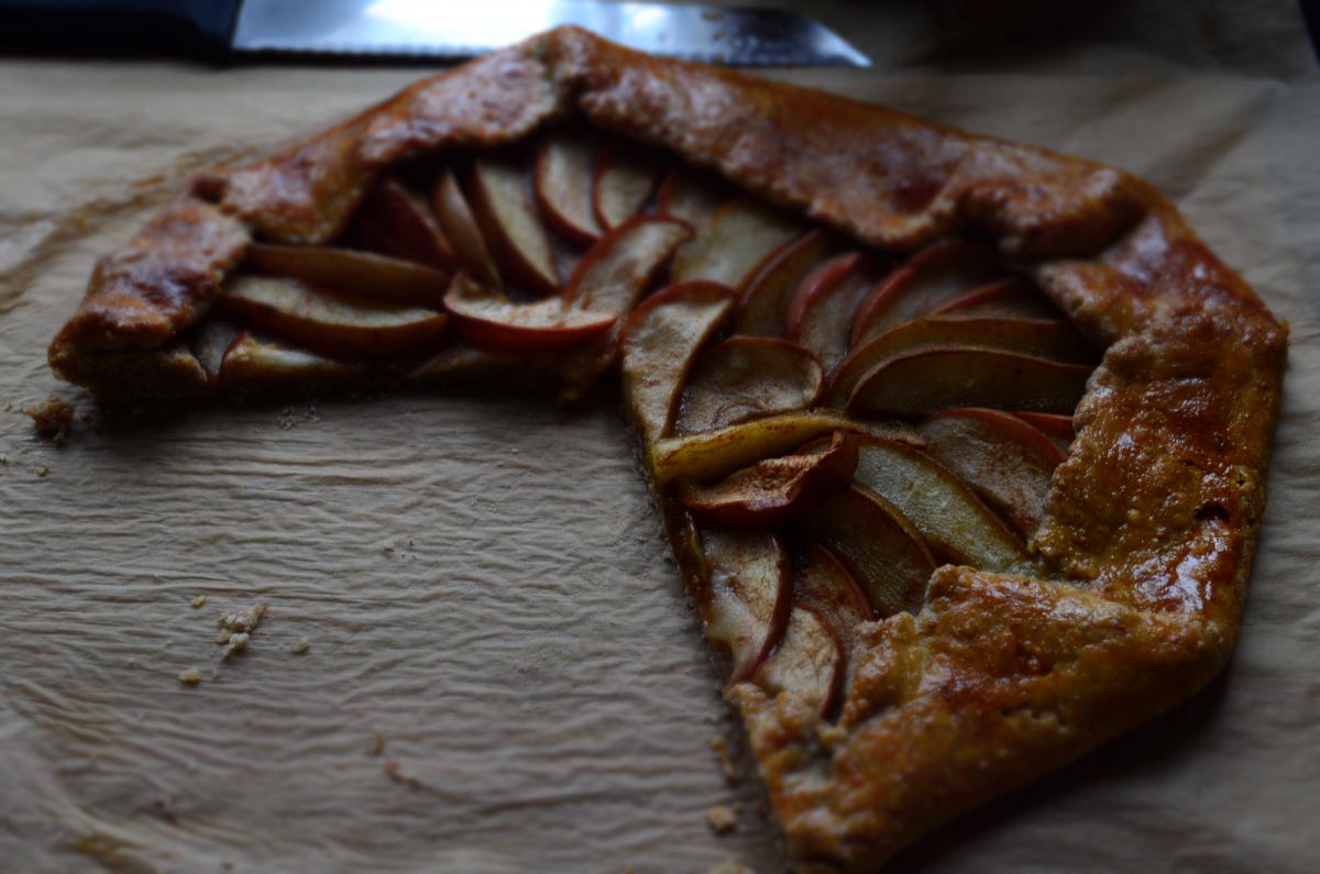 Galette mit Apfel und Birne