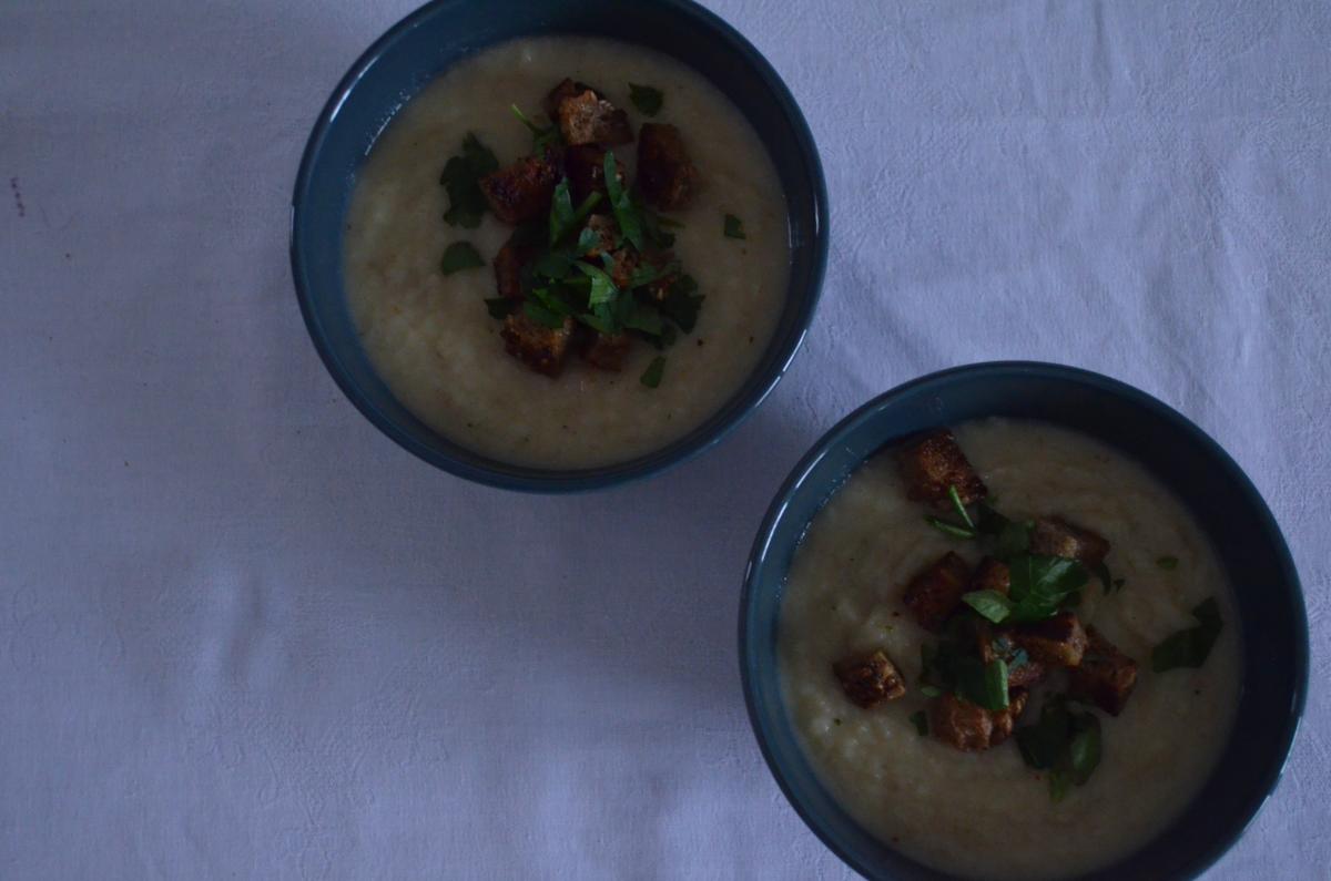 Petersilienwurzel Suppe