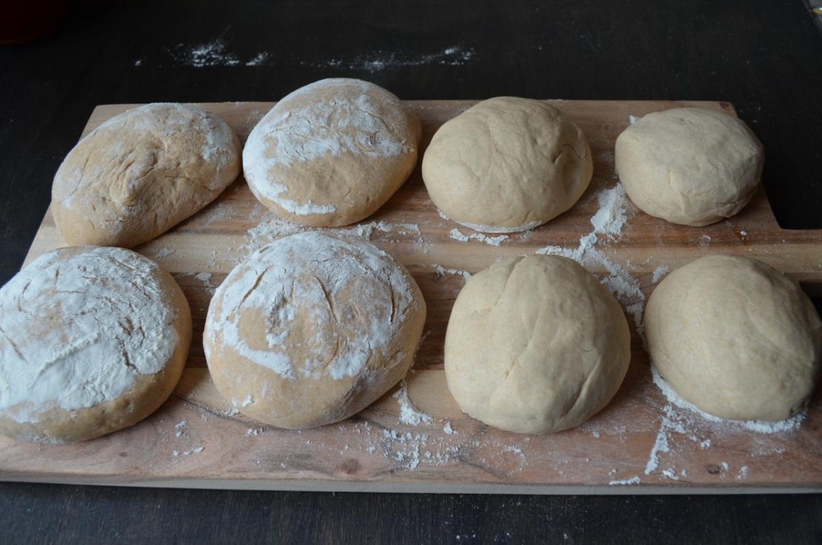 Pizzateig Kugeln