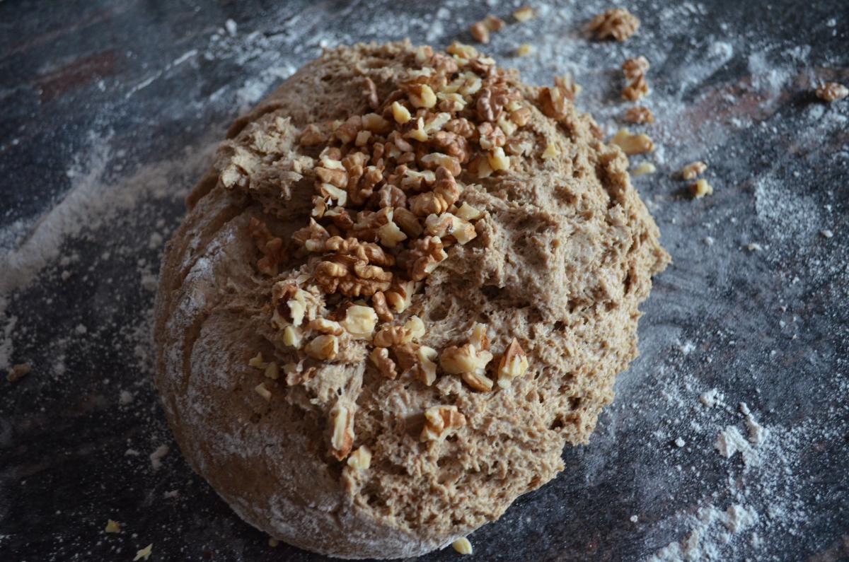 Walnussbrot Teig