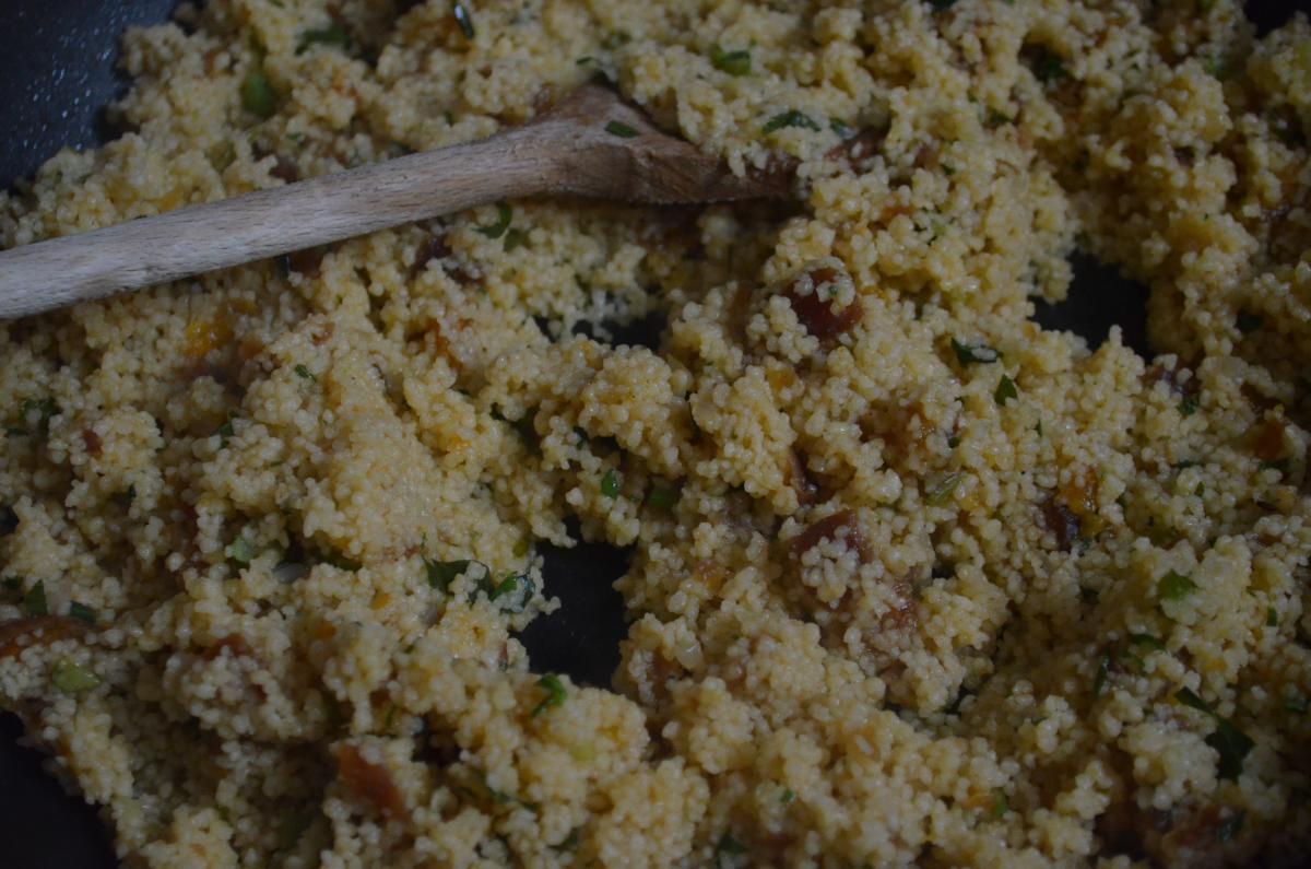 Couscous-Salat mit Rotkraut » Ye Olde Kitchen | Food- und Gartenblog