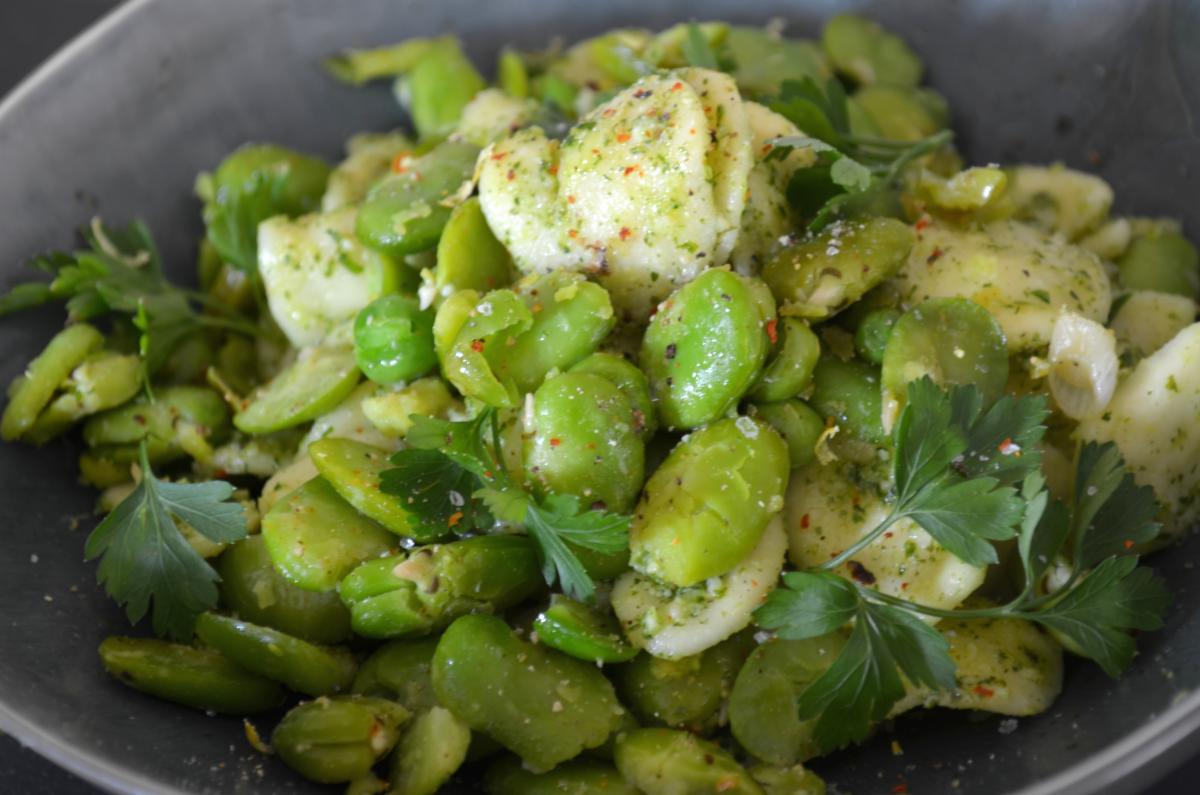 fava beans pasta